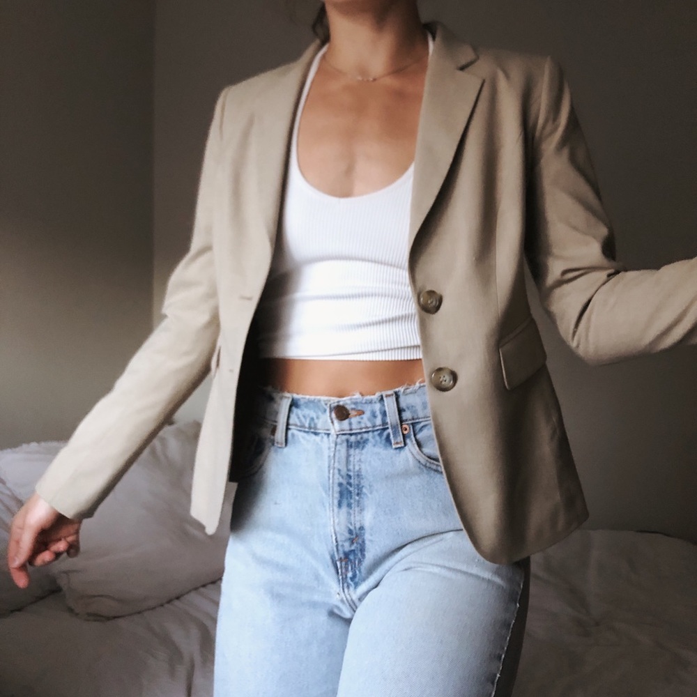 Neutral Tan Blazer